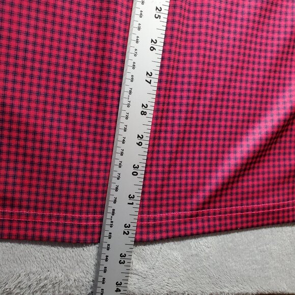 Pro Tour Cool Play Performance Golf Polo Plaid Purple Black Men Sz 2XL - Picture 10 of 10